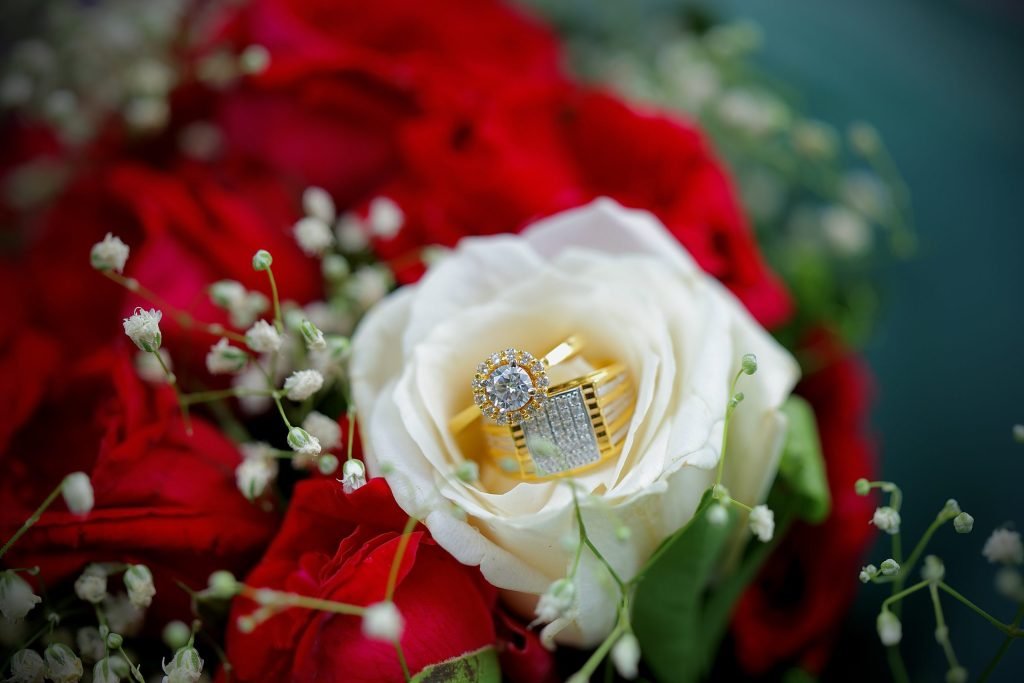 Engagement ring photography