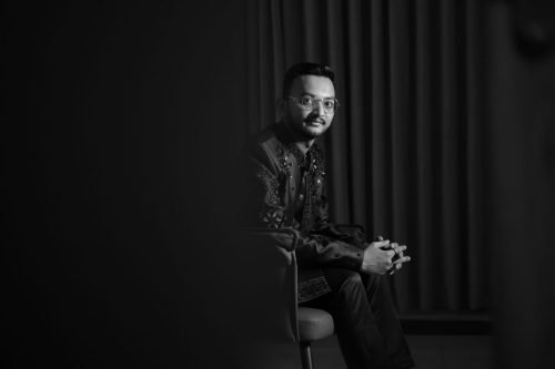 Groom portrait Indian wedding