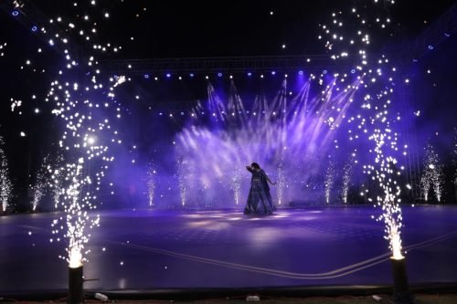 Wedding dandiya night celebration photography